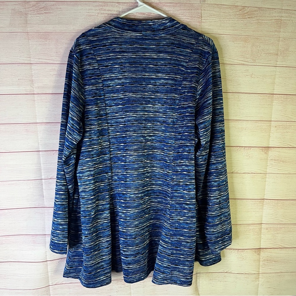 Susan Graver Open Front Cardigan Size 1X - Picture 5 of 5